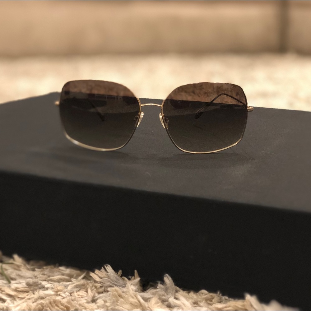 Oliver People’s Nona Gold-Olive Gradient l…